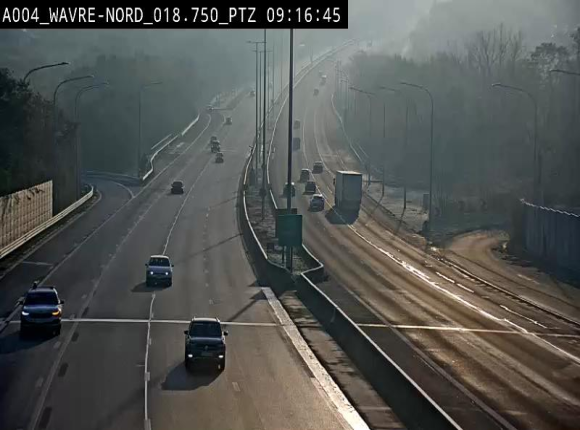 <h2>Webcam traffic E411(A4) - BK 18.7 - Bierges (Wavre Nord)</h2>