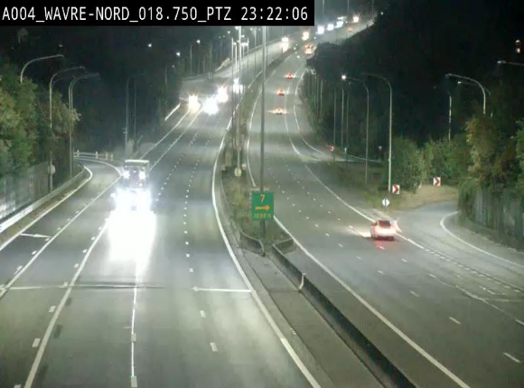 <h2>Webcam traffic E411(A4) - BK 18.7 - Bierges (Wavre Nord)</h2>