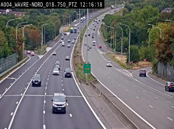 <h2>Webcam traffic E411(A4) - BK 18.7 - Bierges (Wavre Nord)</h2>
