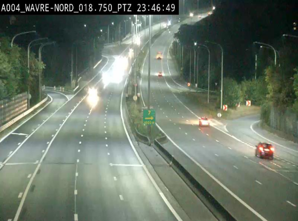 <h2>Webcam traffic E411(A4) - BK 18.7 - Bierges (Wavre Nord)</h2>