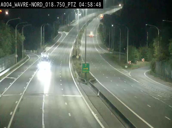 Webcam traffic E411(A4) - BK 18.7 - Bierges (Wavre Nord)