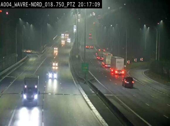 <h2>Webcam traffic E411(A4) - BK 18.7 - Bierges (Wavre Nord)</h2>