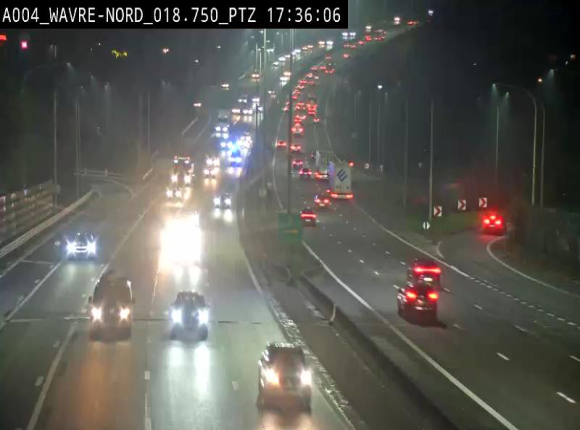 <h2>Webcam traffic E411(A4) - BK 18.7 - Bierges (Wavre Nord)</h2>