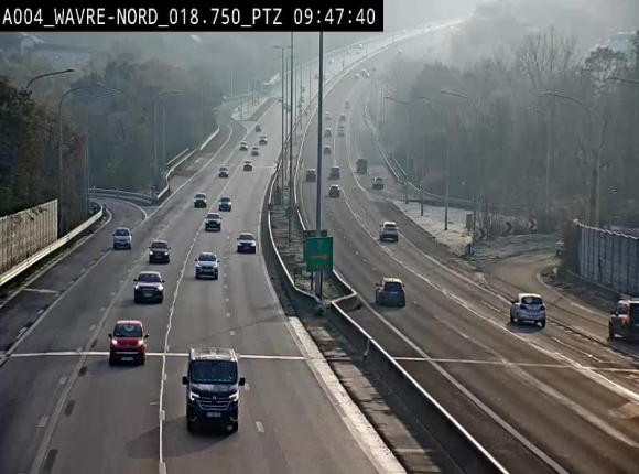 <h2>Webcam traffic E411(A4) - BK 18.7 - Bierges (Wavre Nord)</h2>