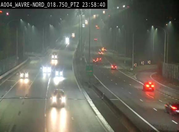 <h2>Webcam traffic E411(A4) - BK 18.7 - Bierges (Wavre Nord)</h2>