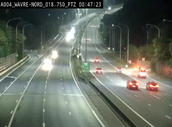 <h2>Webcam traffic E411(A4) - BK 18.7 - Bierges (Wavre Nord)</h2>