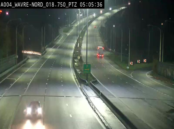 <h2>Webcam traffic E411(A4) - BK 18.7 - Bierges (Wavre Nord)</h2>