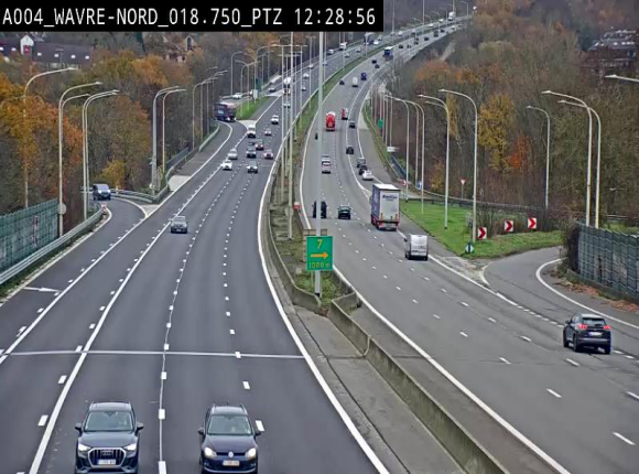 <h2>Webcam traffic E411(A4) - BK 18.7 - Bierges (Wavre Nord)</h2>