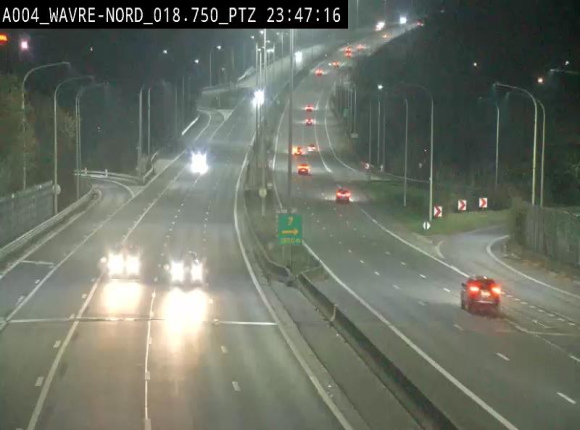 <h2>Webcam traffic E411(A4) - BK 18.7 - Bierges (Wavre Nord)</h2>