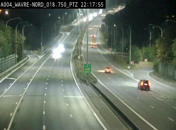 <h2>Webcam traffic E411(A4) - BK 18.7 - Bierges (Wavre Nord)</h2>