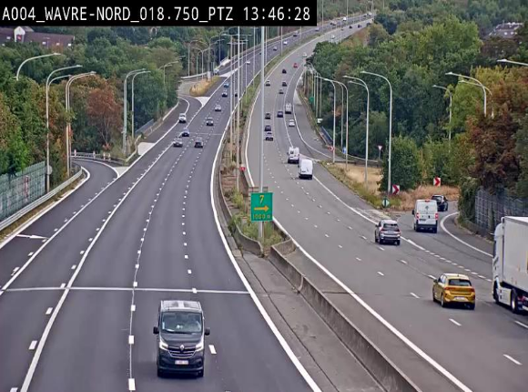 <h2>Webcam traffic E411(A4) - BK 18.7 - Bierges (Wavre Nord)</h2>