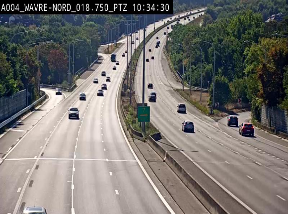 <h2>Webcam traffic E411(A4) - BK 18.7 - Bierges (Wavre Nord)</h2>