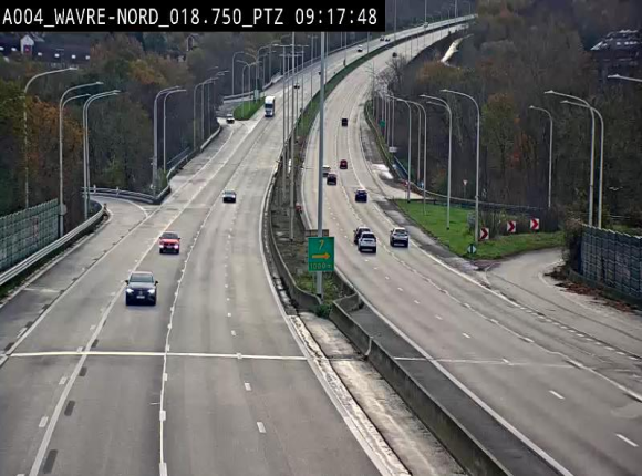 <h2>Webcam traffic E411(A4) - BK 18.7 - Bierges (Wavre Nord)</h2>