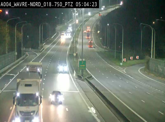 <h2>Webcam traffic E411(A4) - BK 18.7 - Bierges (Wavre Nord)</h2>