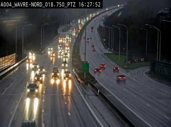 <h2>Webcam traffic E411(A4) - BK 18.7 - Bierges (Wavre Nord)</h2>