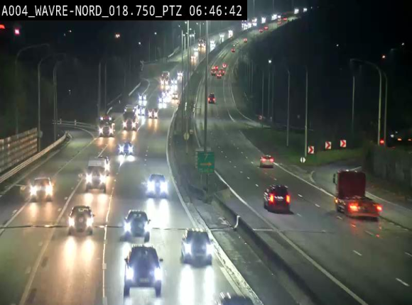 <h2>Webcam traffic E411(A4) - BK 18.7 - Bierges (Wavre Nord)</h2>