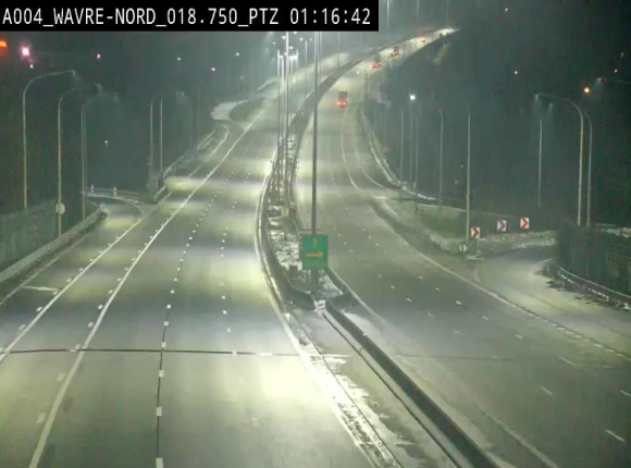 <h2>Webcam traffic E411(A4) - BK 18.7 - Bierges (Wavre Nord)</h2>