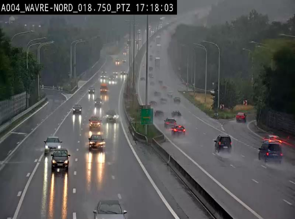 Webcam traffic E411(A4) - BK 18.7 - Bierges (Wavre Nord)