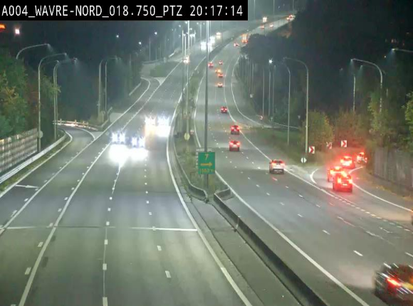 Webcam traffic E411(A4) - BK 18.7 - Bierges (Wavre Nord)