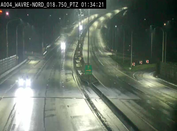 <h2>Webcam traffic E411(A4) - BK 18.7 - Bierges (Wavre Nord)</h2>