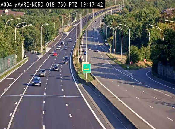 <h2>Webcam traffic E411(A4) - BK 18.7 - Bierges (Wavre Nord)</h2>