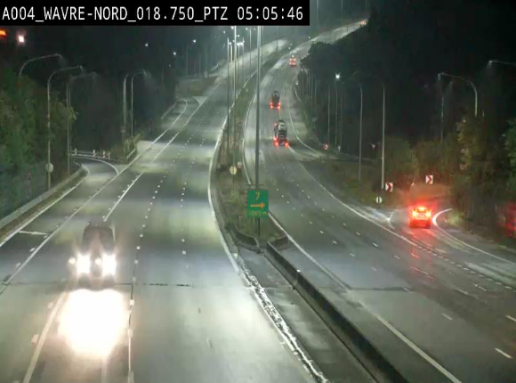 <h2>Webcam traffic E411(A4) - BK 18.7 - Bierges (Wavre Nord)</h2>