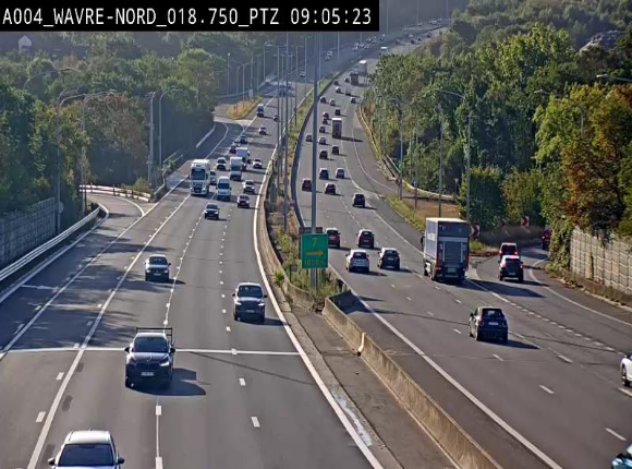 <h2>Webcam traffic E411(A4) - BK 18.7 - Bierges (Wavre Nord)</h2>