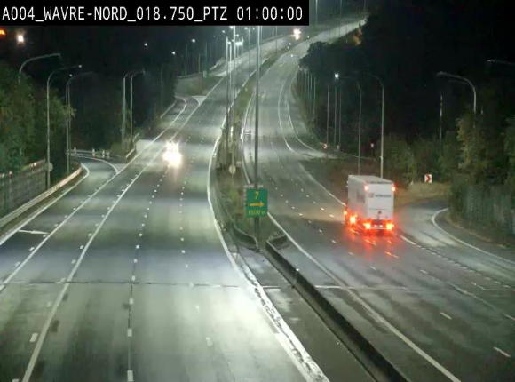 <h2>Webcam traffic E411(A4) - BK 18.7 - Bierges (Wavre Nord)</h2>