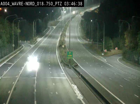<h2>Webcam traffic E411(A4) - BK 18.7 - Bierges (Wavre Nord)</h2>