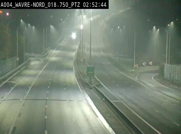 <h2>Webcam traffic E411(A4) - BK 18.7 - Bierges (Wavre Nord)</h2>