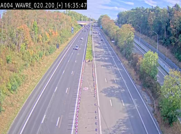 <h2>Webcam @ Wavre-sud KP 19.6, A4/E411</h2>
