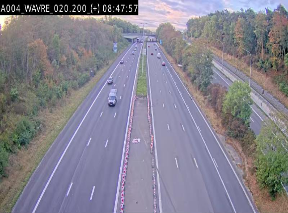 <h2>Webcam @ Wavre-sud KP 19.6, A4/E411</h2>
