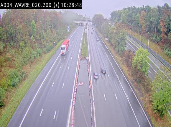 <h2>Webcam @ Wavre-sud KP 19.6, A4/E411</h2>