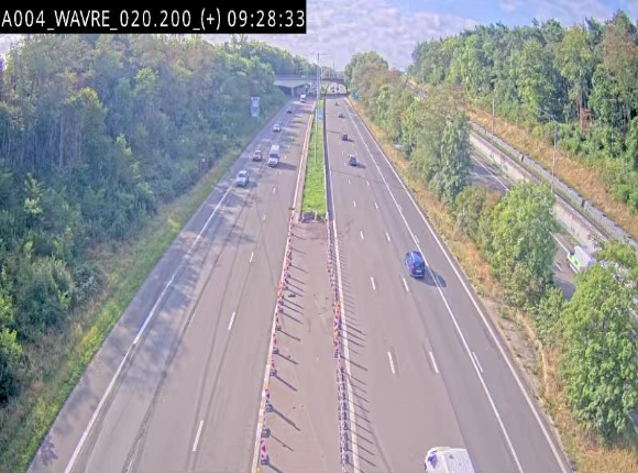 <h2>Webcam @ Wavre-sud KP 19.6, A4/E411</h2>