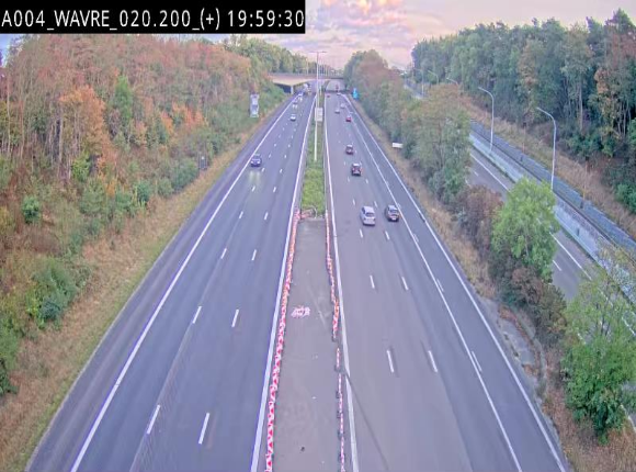 <h2>Webcam @ Wavre-sud KP 19.6, A4/E411</h2>