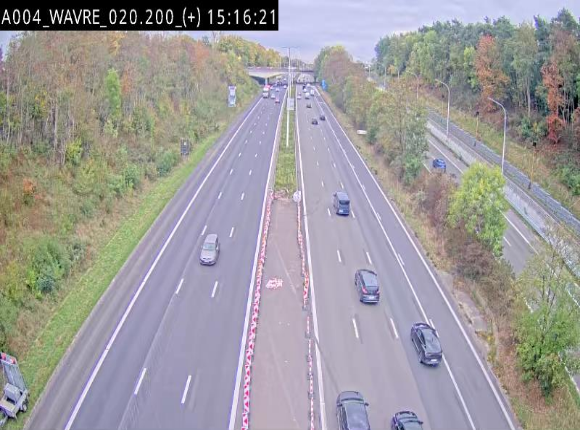 <h2>Webcam @ Wavre-sud KP 19.6, A4/E411</h2>