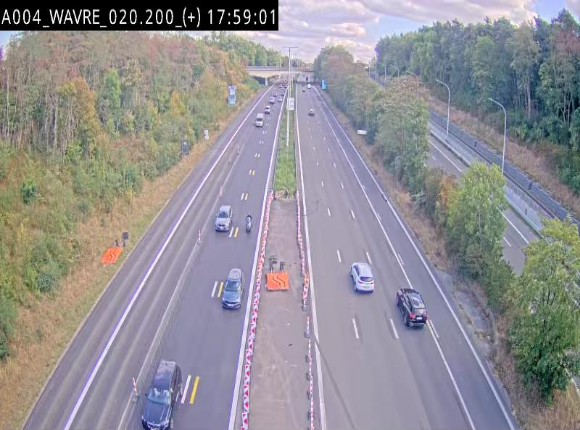 Webcam @ Wavre-sud KP 19.6, A4/E411