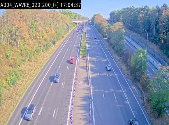 <h2>Webcam @ Wavre-sud KP 19.6, A4/E411</h2>