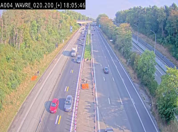 <h2>Webcam @ Wavre-sud KP 19.6, A4/E411</h2>