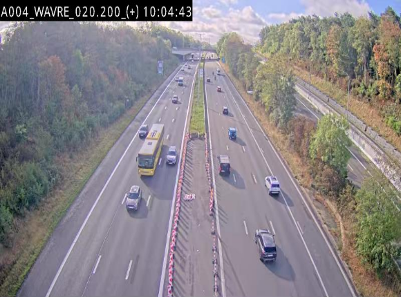 <h2>Webcam @ Wavre-sud KP 19.6, A4/E411</h2>