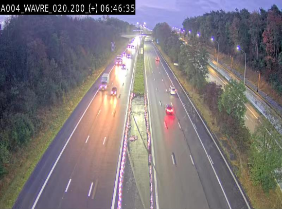 <h2>Webcam @ Wavre-sud KP 19.6, A4/E411</h2>