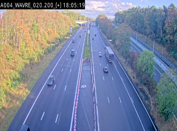 <h2>Webcam @ Wavre-sud KP 19.6, A4/E411</h2>