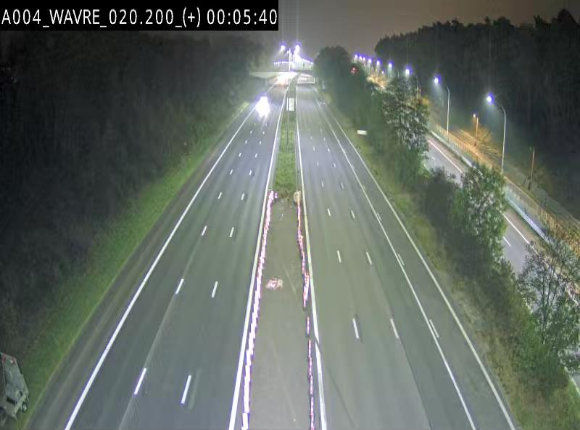 <h2>Webcam @ Wavre-sud KP 19.6, A4/E411</h2>