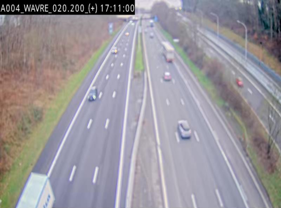 Webcam @ Wavre-sud KP 19.6, A4/E411