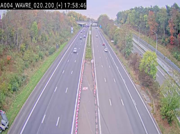 <h2>Webcam @ Wavre-sud KP 19.6, A4/E411</h2>