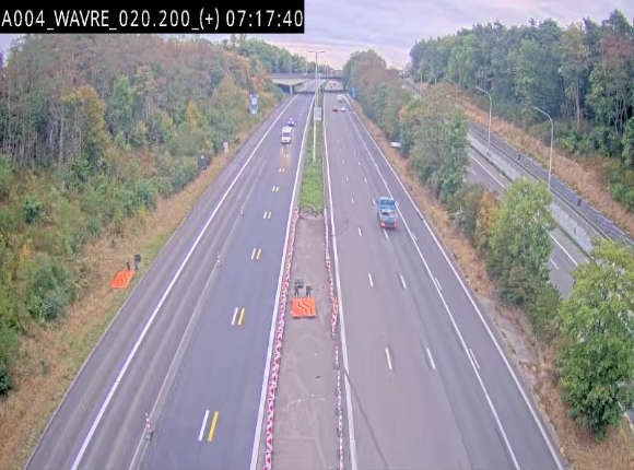 <h2>Webcam @ Wavre-sud KP 19.6, A4/E411</h2>