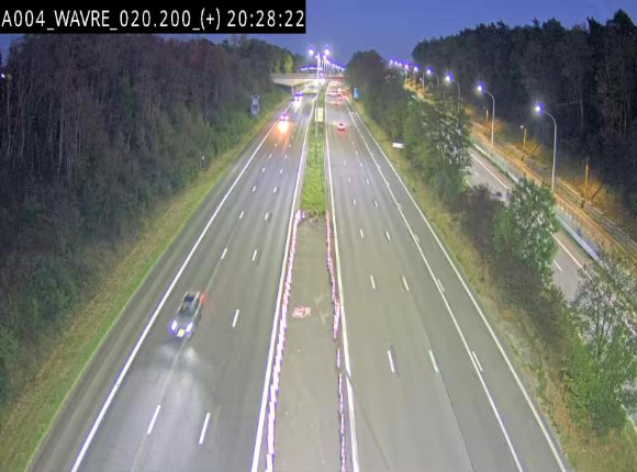 <h2>Webcam @ Wavre-sud KP 19.6, A4/E411</h2>