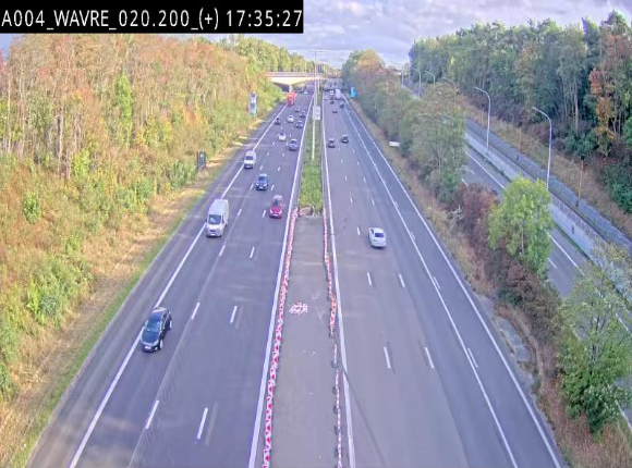 <h2>Webcam @ Wavre-sud KP 19.6, A4/E411</h2>