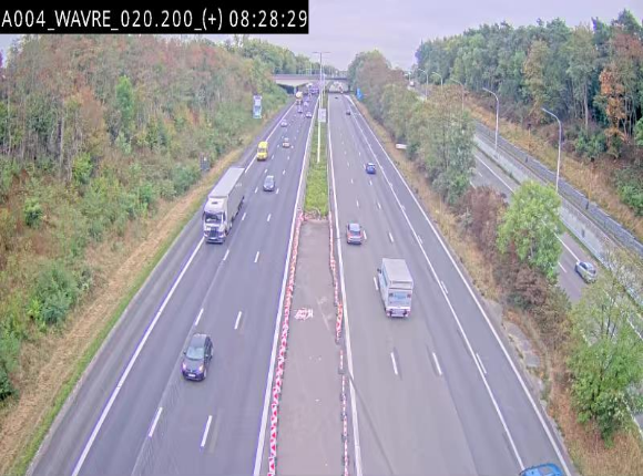 <h2>Webcam @ Wavre-sud KP 19.6, A4/E411</h2>