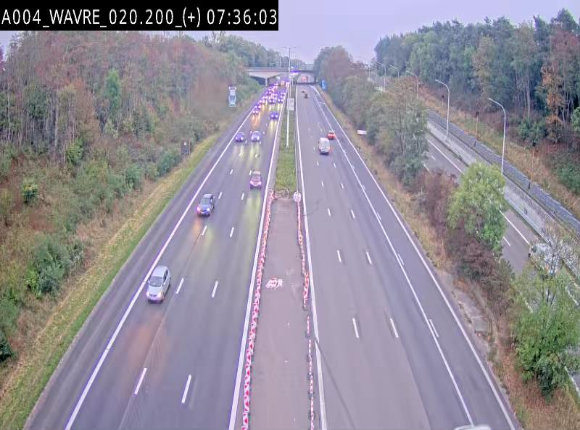 <h2>Webcam @ Wavre-sud KP 19.6, A4/E411</h2>